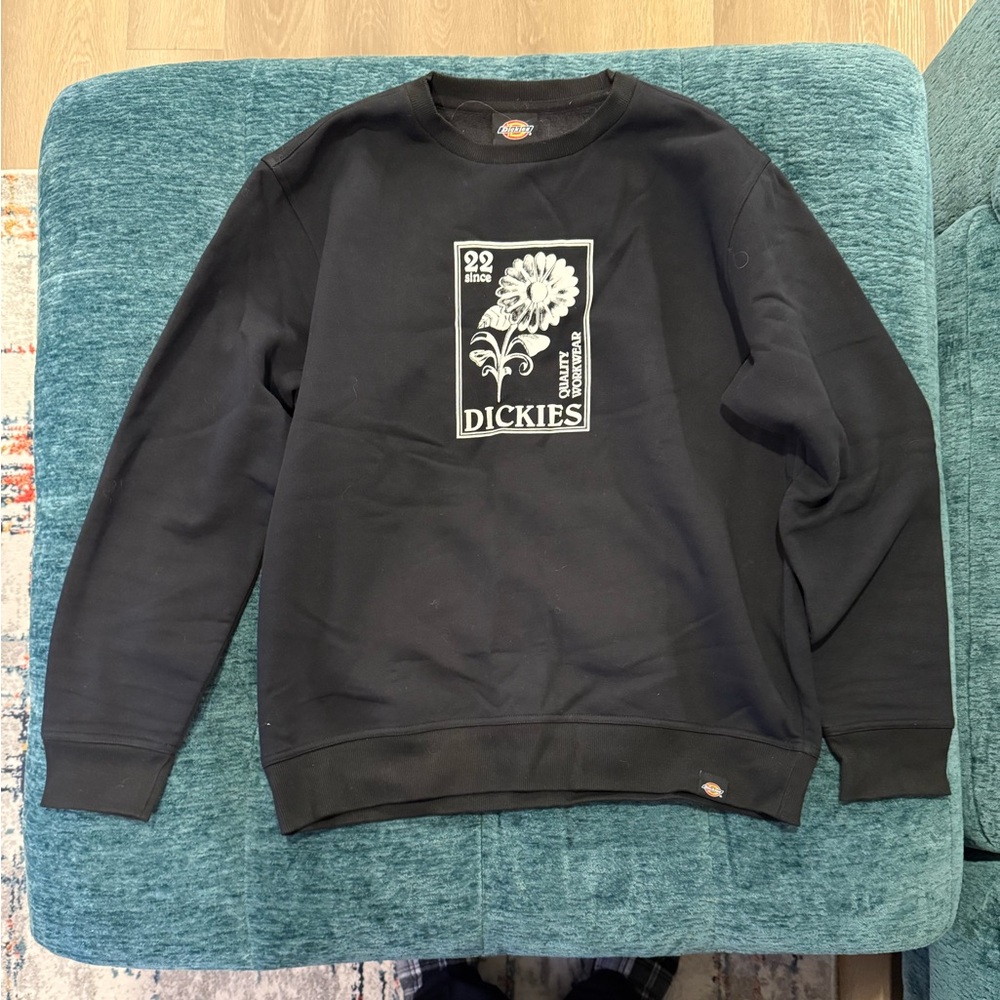 Dickies Black Graphic Crewneck Sweater
